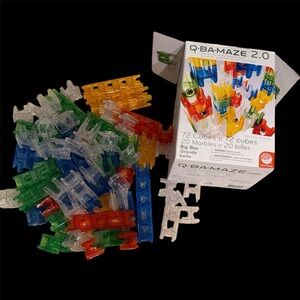 Q-BA-MAZE 2.0 Marble Maze Building Set - Multicolor